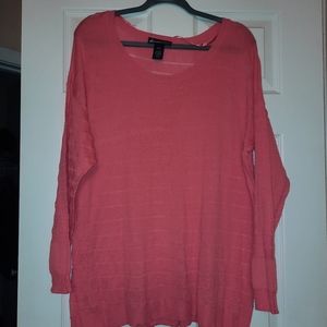 Lane Bryant Coral Sweater 22/24